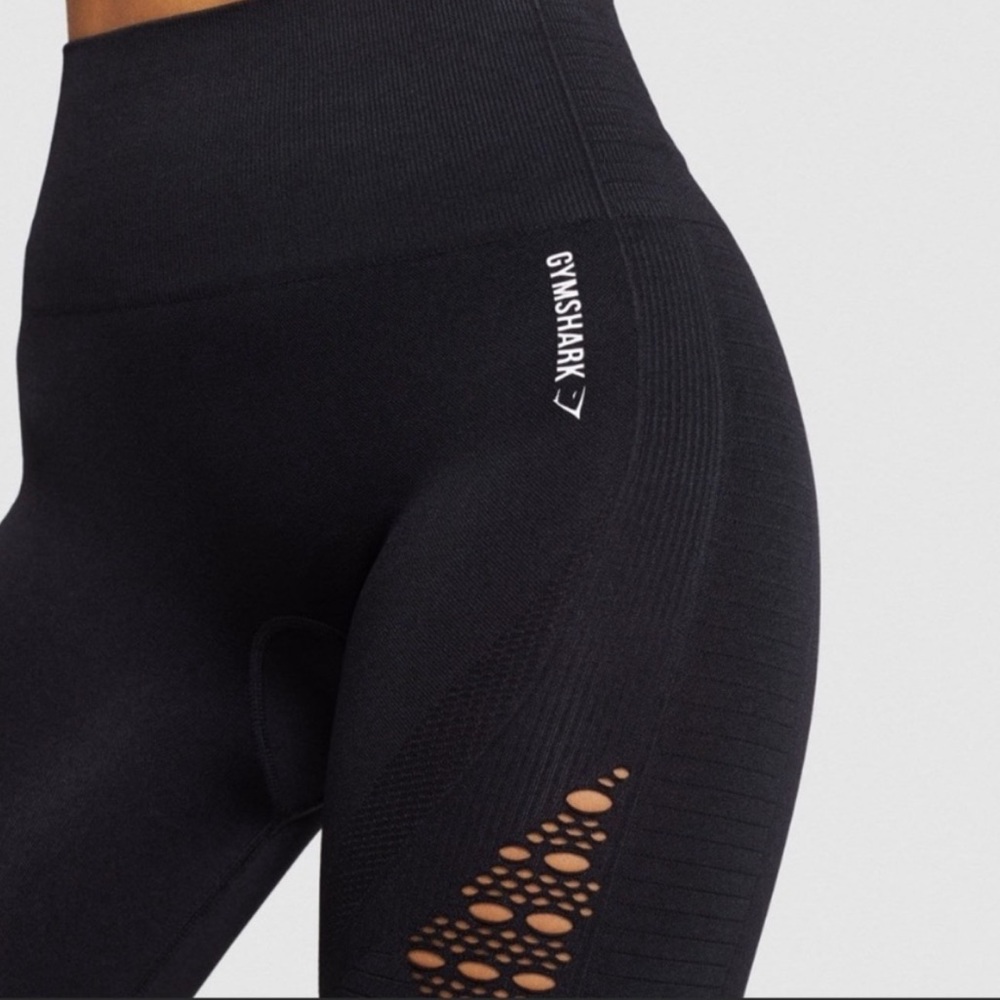 Gymshark Energy+ Seamless Leggings - Black Size S - Picture 2 of 10